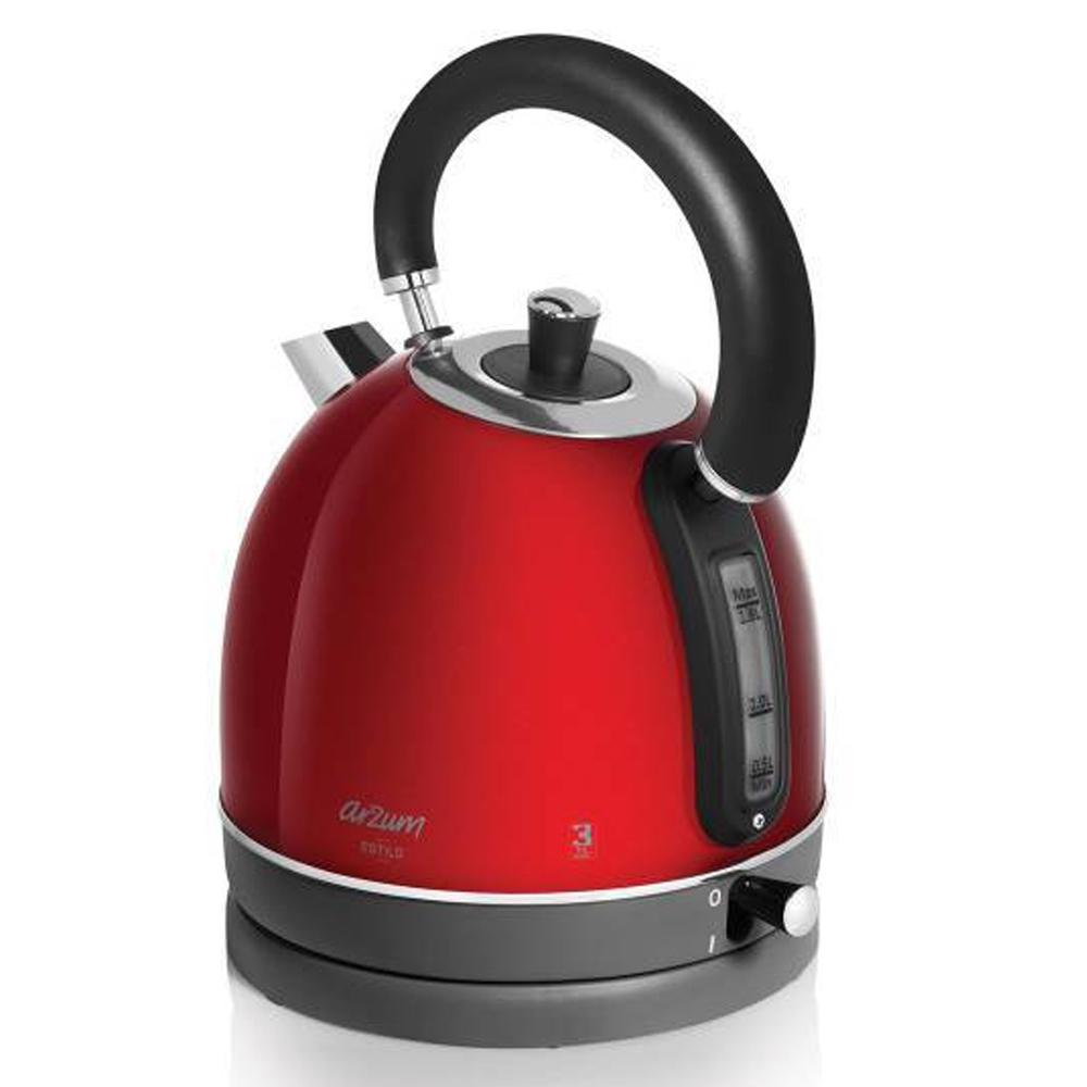 Moulinex BY297F58 Electric Kettle 1 Lts - Auto Cut-off - Dual Indicator -  Red - Efficient & Stylish - Pava Eléctrica 2400 W